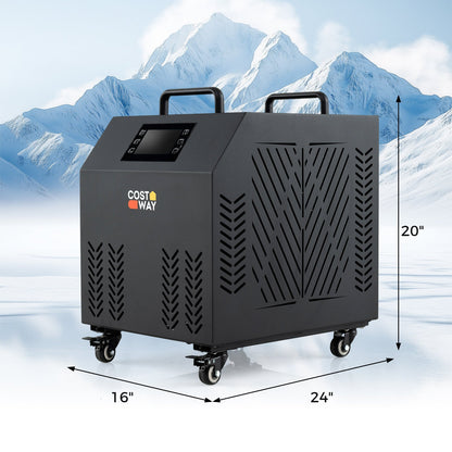HP Ice Bath Water Chiller for Cold Plunge Tubs with Compressor-Black